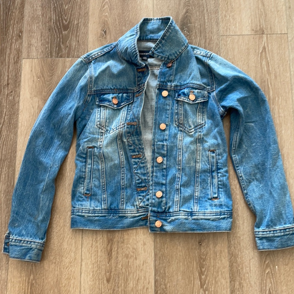 Never work jcrew jeans jacket - xxs